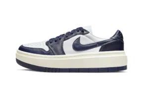 Air Jordan 1 Low Elevate White Midnight Navy Sail Breath Comfort