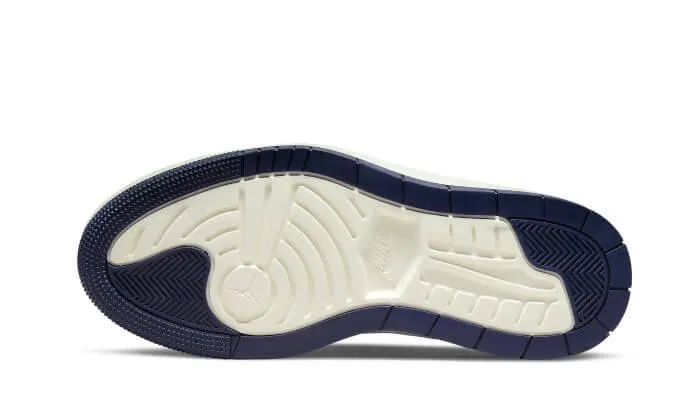 Balanced Step Air Jordan 1 Low Elevate White Midnight Navy Sail