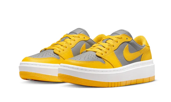 Air Jordan 1 Low Elevate Yellow Grey Slip Form