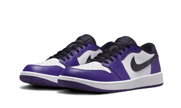 Fresh Style Ultra Responsive Cushion Air Jordan 1 Low Golf Court Purple