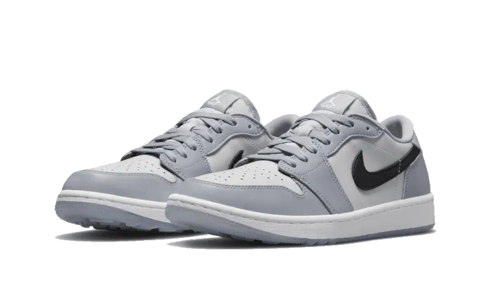 Hyperbolic Cushioning Sleek Air Jordan 1 Low Golf Wolf Grey