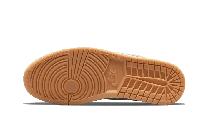 Eco Friendly Material Air Jordan 1 Low Hemp White