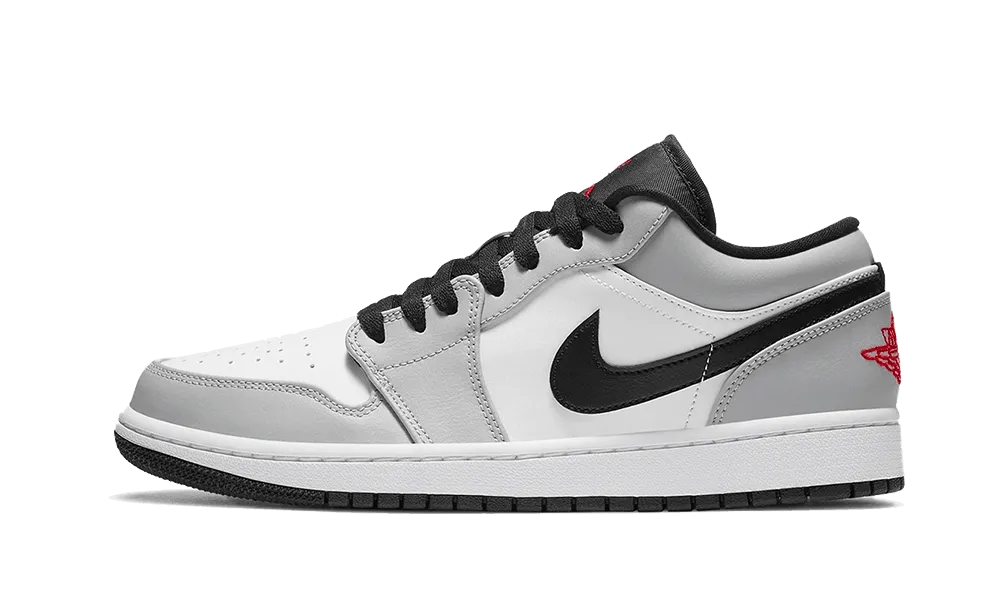 Air Jordan 1 Low Light Smoke Grey Smooth Design Traction Treads
