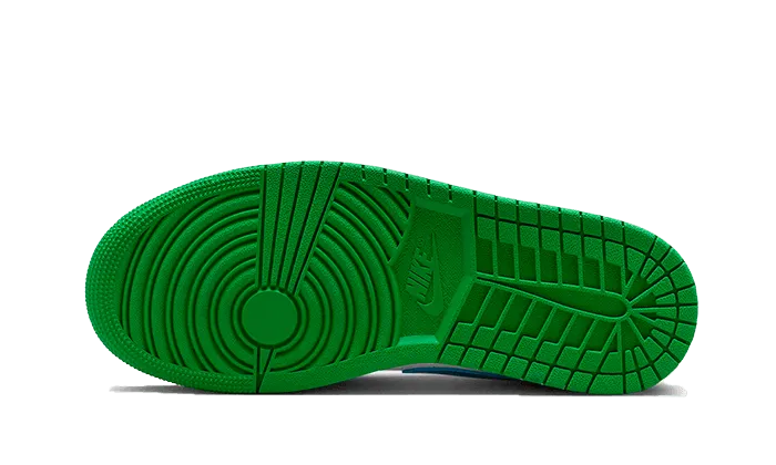 Air Jordan 1 Low Lucky Green Aquatone Built-In Support Quick Action