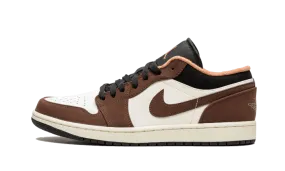 Step Fit Durable Lace System Air Jordan 1 Low Mocha