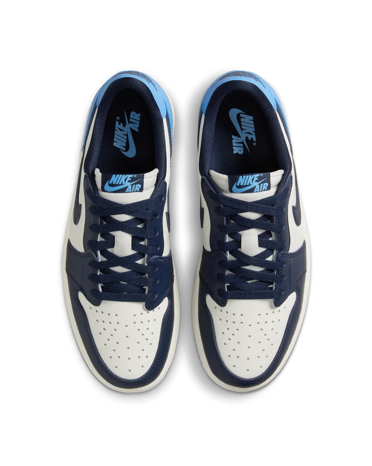 soft midsole shoes Air Jordan 1 Low OG Obsidian UNC