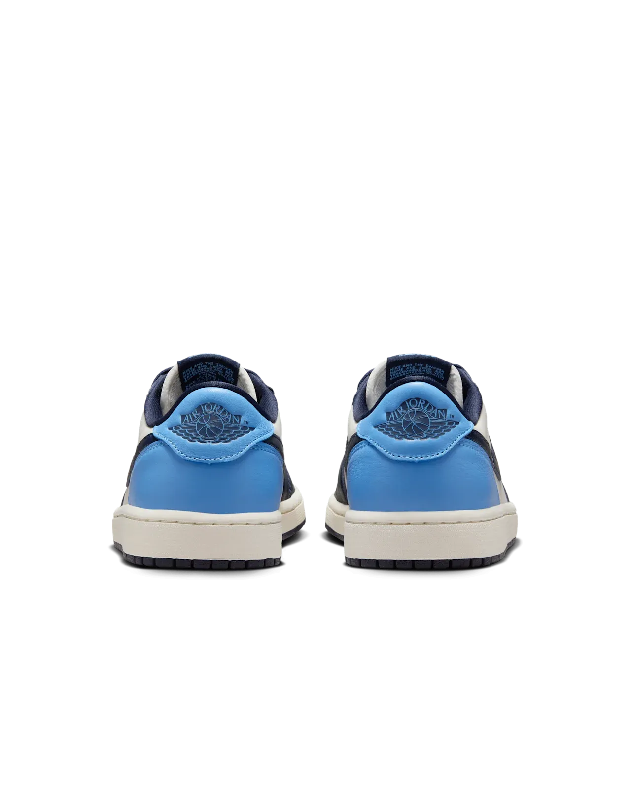 Air Jordan 1 Low OG Obsidian UNC reinforced construction