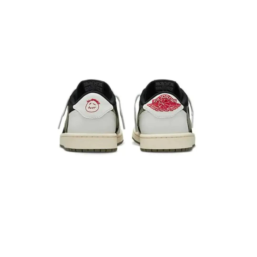 Air Jordan 1 Low OG Travis Scott ??Olive?? Easy Slip   On Snug fit