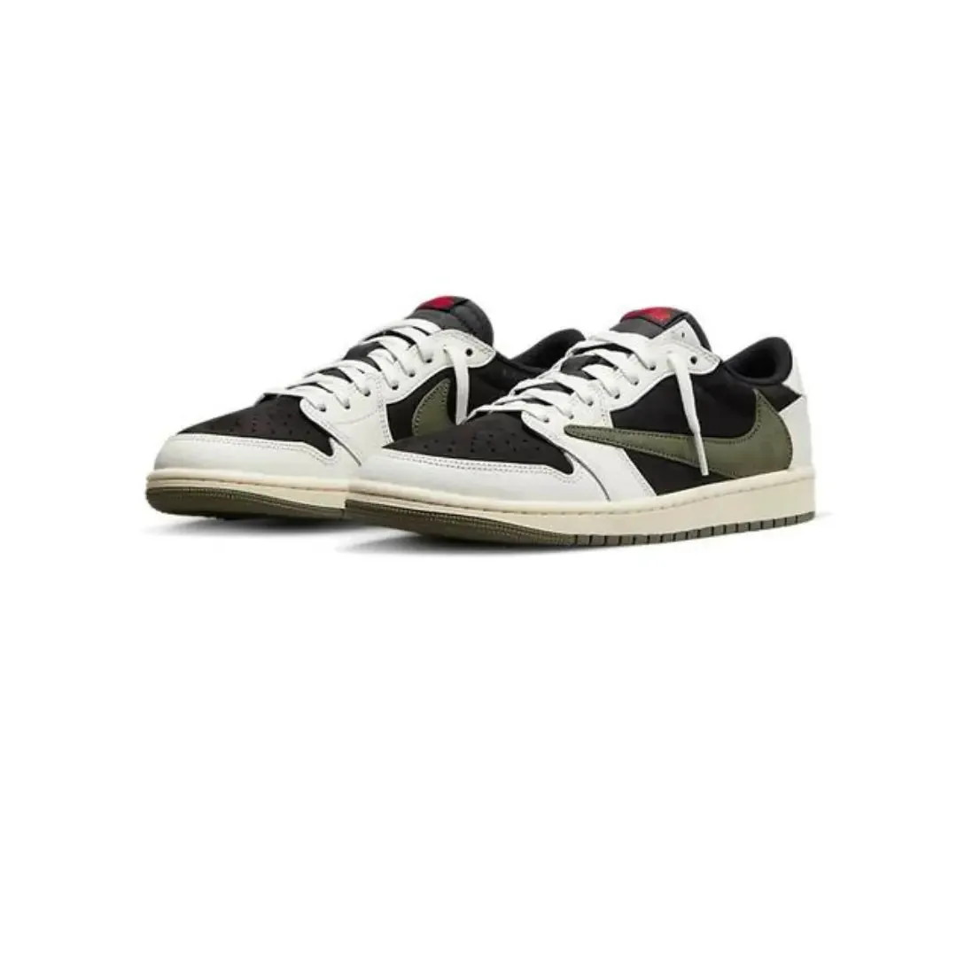 MoistureWicking Air Jordan 1 Low OG Travis Scott ??Olive??