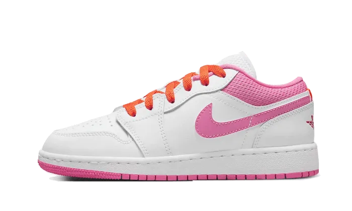 Air Jordan 1 Low Pinksicle Orange Woven TPU Cage Weatherproof