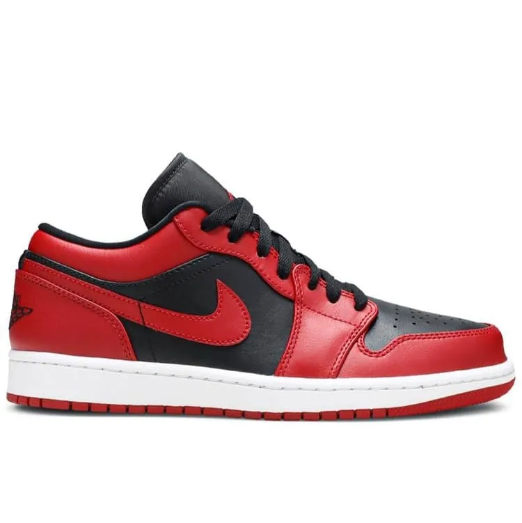 Air Jordan 1 Low Reverse Bred Ergonomic Shape