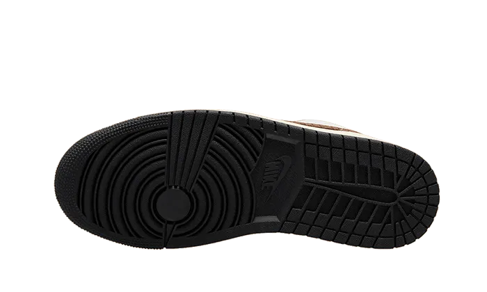 Cushion Line Vented Heel Panel Air Jordan 1 Low SE Brown Elephant