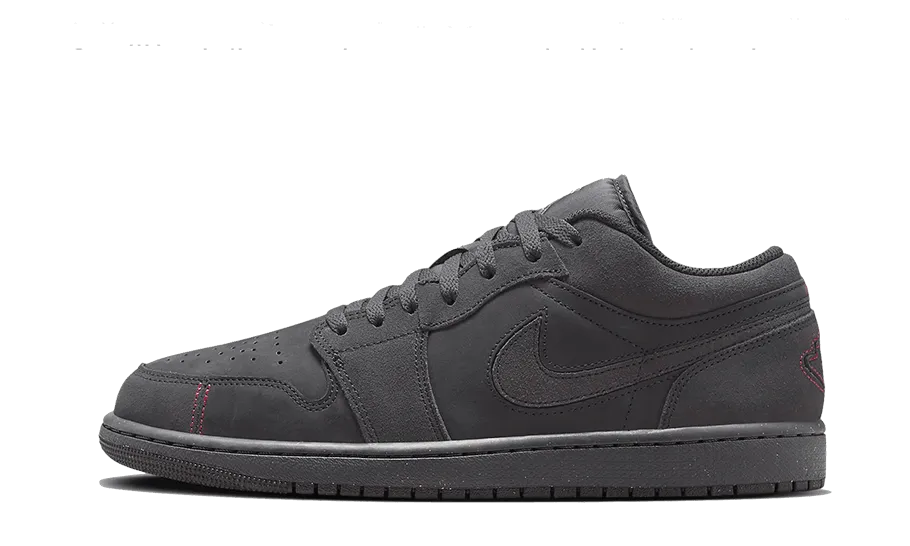 Air Jordan 1 Low SE Craft Grey Red Lightweight Sole