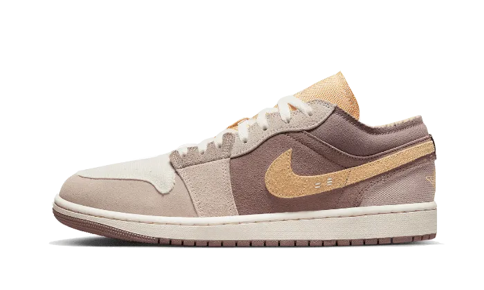 Air Jordan 1 Low SE Craft Sail Taupe Haze Ergonomic Last Shape Ergonomic Heel Counter