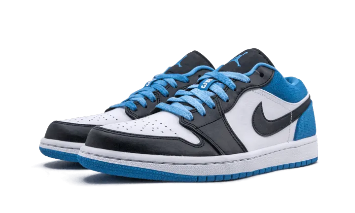 Active Steps Zero Drop Platform Air Jordan 1 Low SE Laser Blue