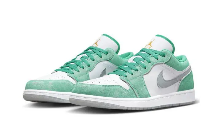 Lightweight Sole Air Jordan 1 Low SE New Emerald Grey