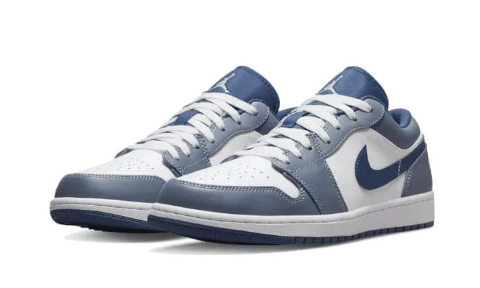 Air Jordan 1 Low Steel Blue Air Light Athletic Touch