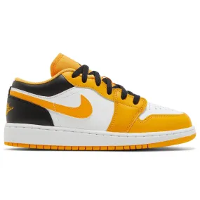 logo - hooked - and - looped shoes Anti Abrasion Air Jordan 1 Low Taxi (GS)