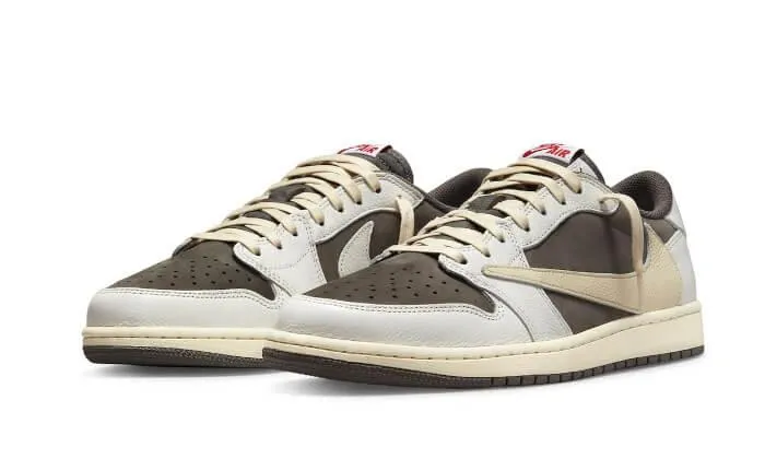 Air Jordan 1 Low Travis Scott Reverse Mocha Ventilation Port System Comfort Padded