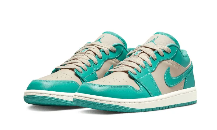Air Jordan 1 Low Tropical Teal Ergo Frame