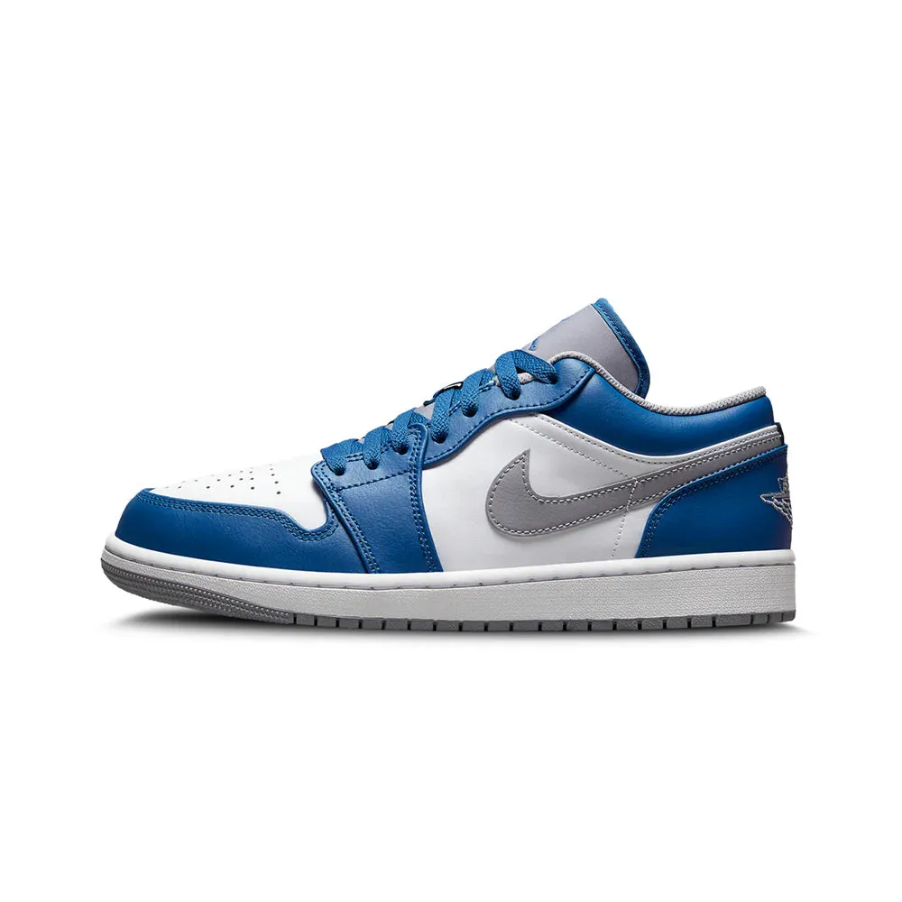 Air Jordan 1  Low True Blue high - performance specification shoes for jogging