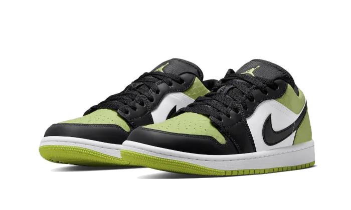 Sneaker Auctions Air Jordan 1 Low Vivid Green Snakeskin
