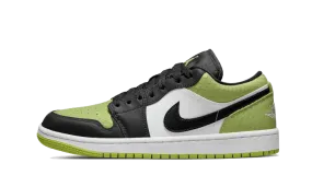 Air Jordan 1 Low Vivid Green Snakeskin Abrasion resistant Orthotic Friendly Footbed