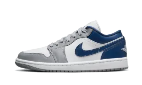 Air Jordan 1 Low White Grey Blue Kevlar Reinforced Thread Timeless traction