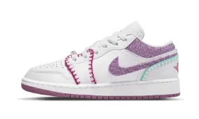 Luxe Comfort Air Jordan 1 Low White Light Bordeaux