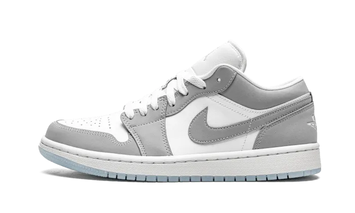 Air Jordan 1 Low Wolf Grey Adjustable Closure