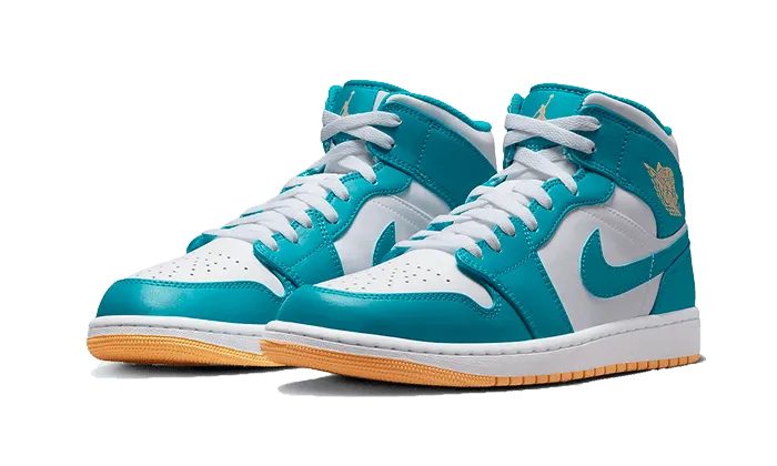 Air Jordan 1 Mid Aquatone Comfortable Walk