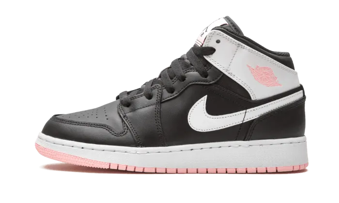 Air Jordan 1 Mid Arctic Pink Black AntiOdorTreatment Ultra Cushioned Midsole
