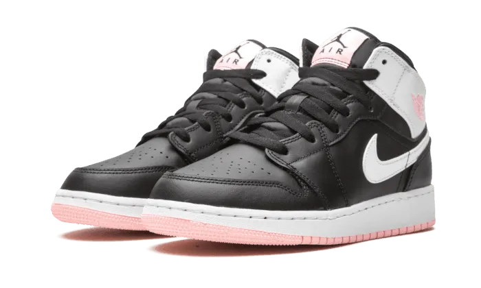 Urban Touch Air Jordan 1 Mid Arctic Pink Black