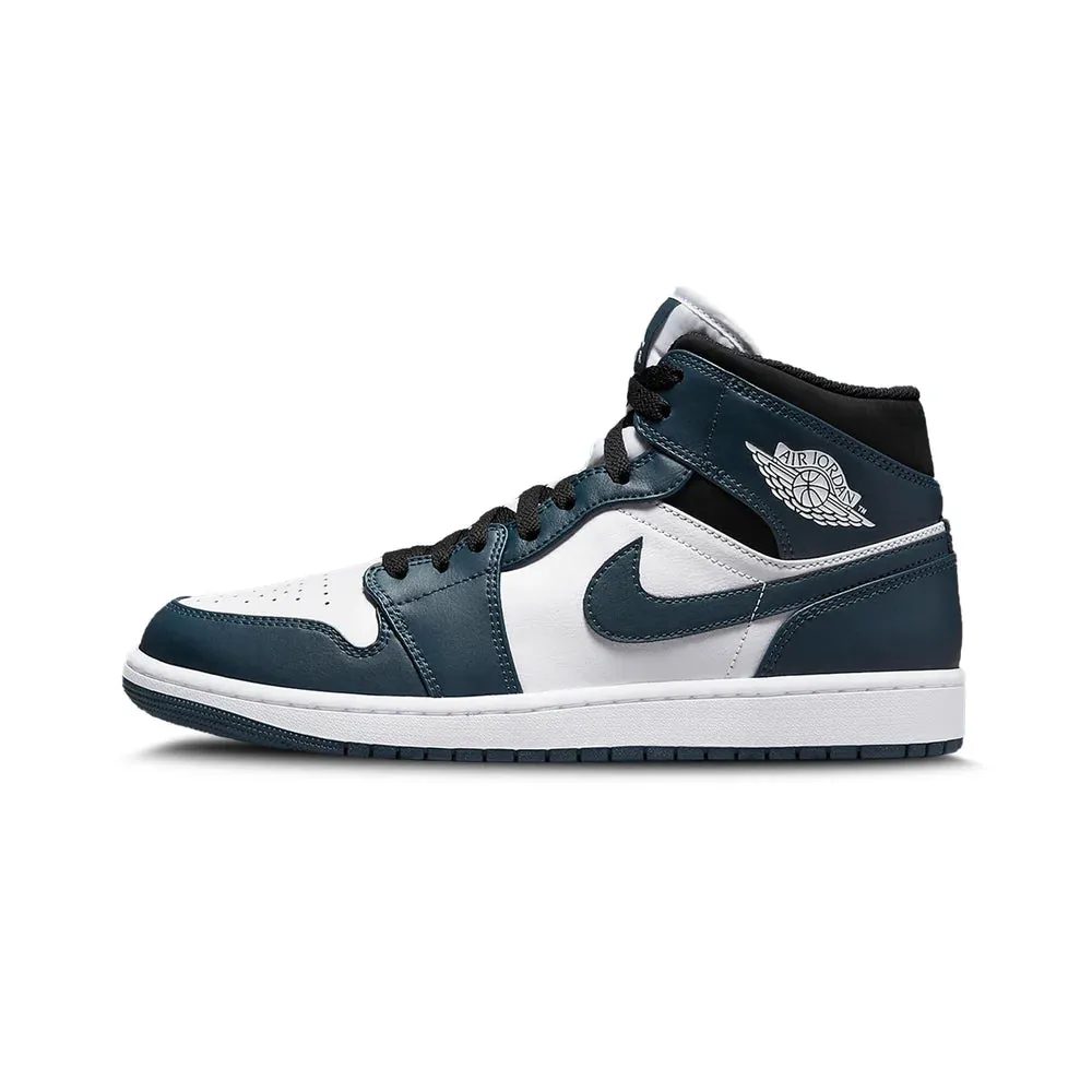 Air Jordan 1 Mid Armory Navy Smart Features Windy Weather Running