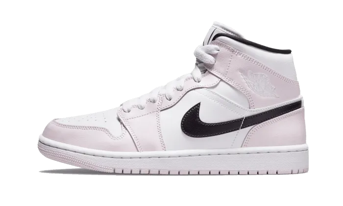 Quiet Step Hyper Breathable Knit Air Jordan 1 Mid Barely Rose