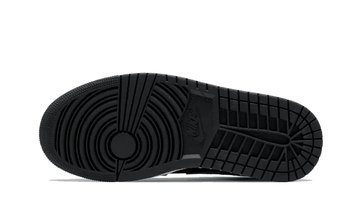 Air Jordan 1 Mid Black Chile Red White Breath Walk Running support