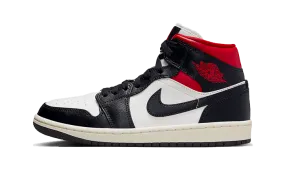 Air Jordan 1 Mid Black Gym Red High Arch