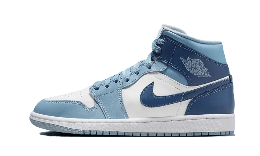 Air Jordan 1 Mid Blue Shock dispersion All-Season Wear