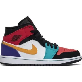 Air Jordan 1 Mid Bred Multi-Color mountain - specific shoes premium - running