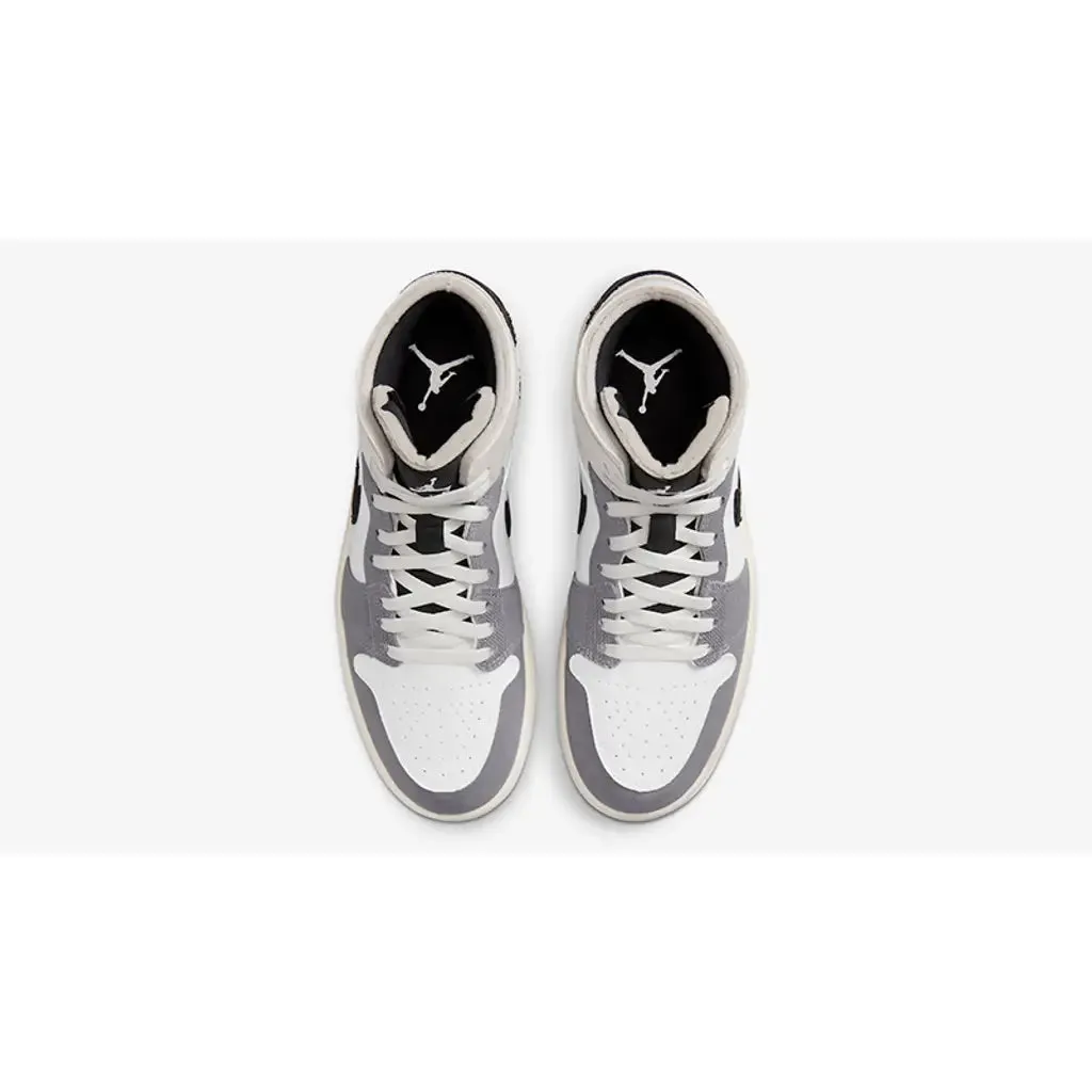 walking running shoes platform shoes Air Jordan 1 Mid ??Cement Grey"