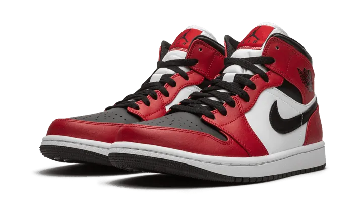 Air Jordan 1 Mid Chicago Black Toe Customizable Insoles