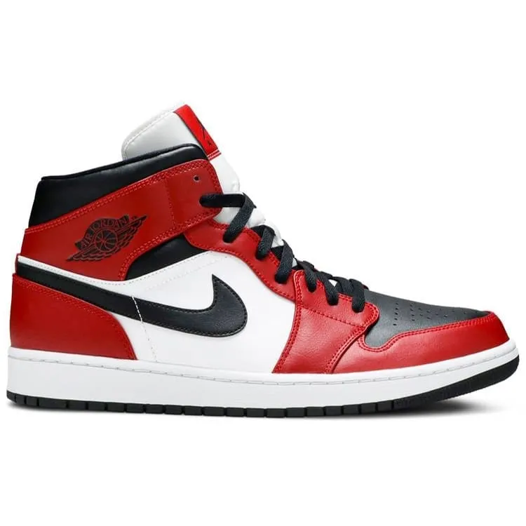 walking shoes walking stability Air Jordan 1 Mid Chicago Black Toe