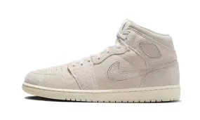Moisture Wicking Lining Fresh Walks Air Jordan 1 Mid Craft Suede Ivory