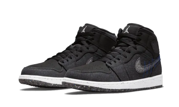 Air Jordan 1 Mid Crater Black Adaptive Ease Sneaker Inserts