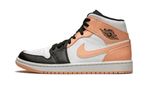 Air Jordan 1 Mid Crimson Tint Urban Look Comfortable Foot Support