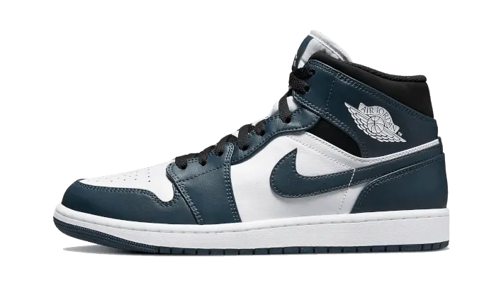PU midsole Air Jordan 1 Mid Dark Teal