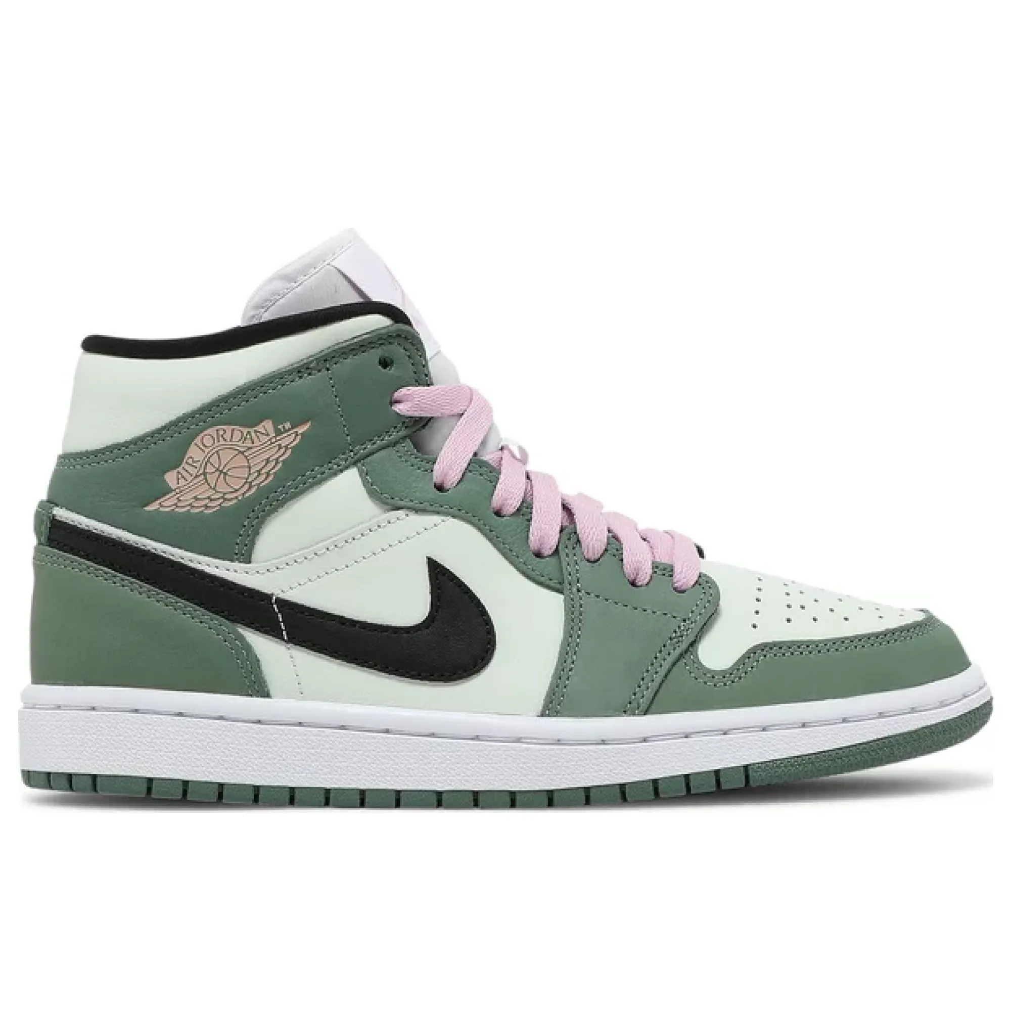 fitness enthusiast shoes Air Jordan 1 Mid Dutch Green