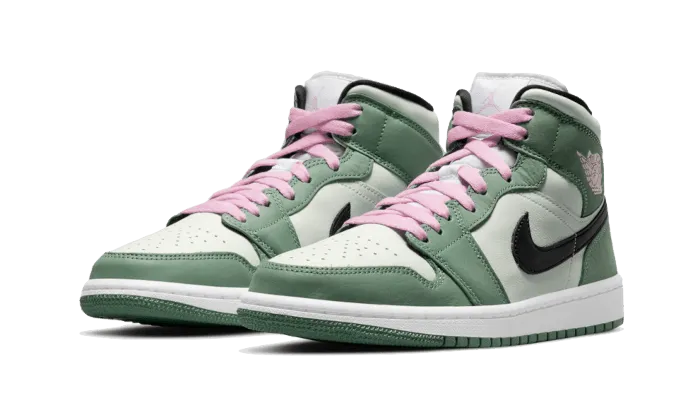 Air Jordan 1 Mid Dutch Green Functional Wear Daily Fashion