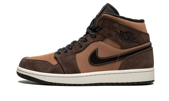 Outdoor Move Air Jordan 1 Mid Earthy Brown