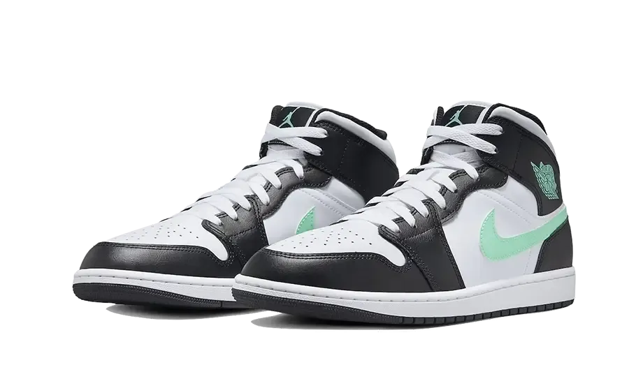Air Jordan 1 Mid Green Glow workout wear